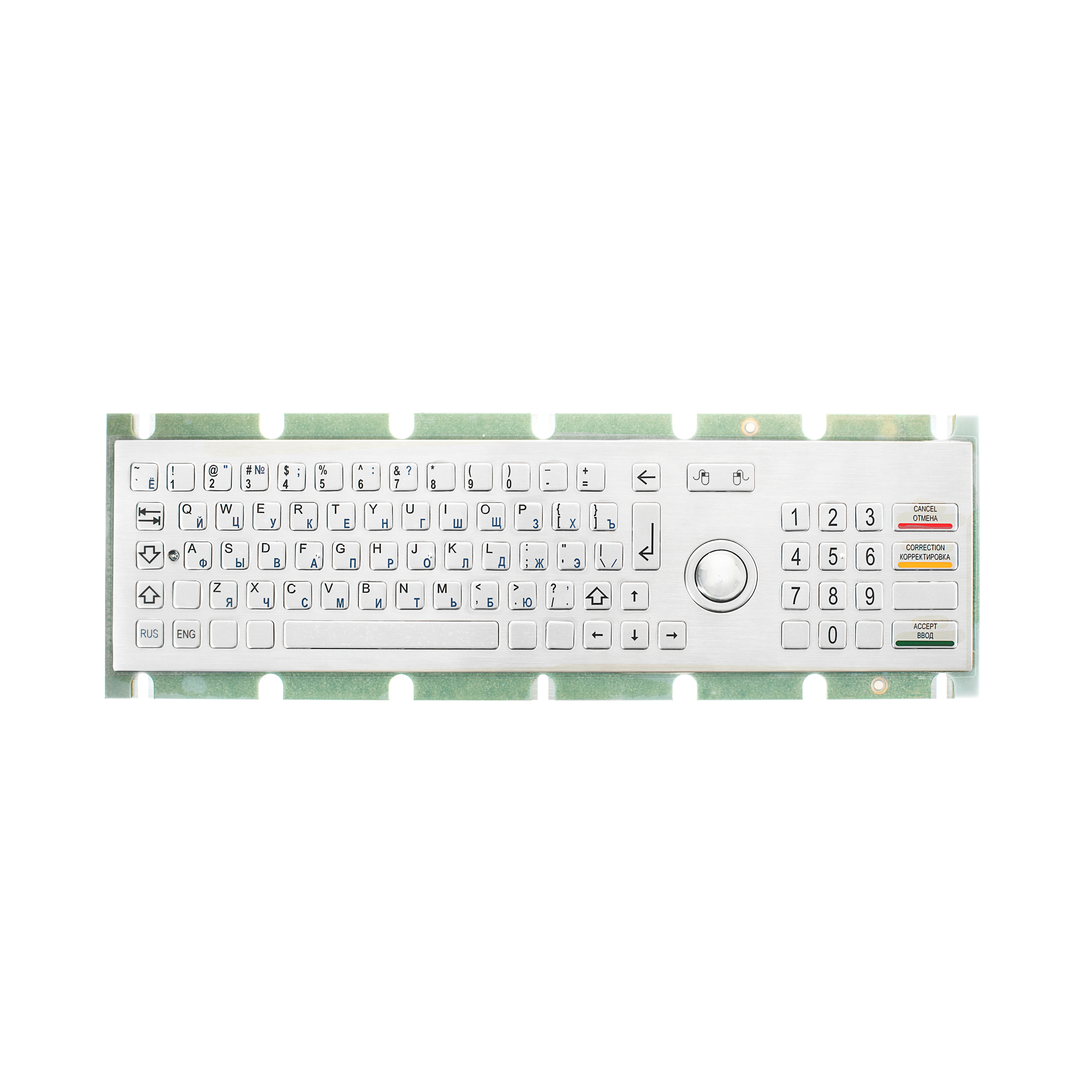 Клавиатура ZT599K с боковым Пин Падом, криптованная