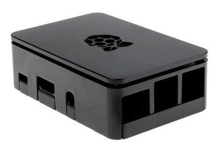 Корпус для Raspberry Pi 3 Model B, B+, Black, ASM-1900036-22