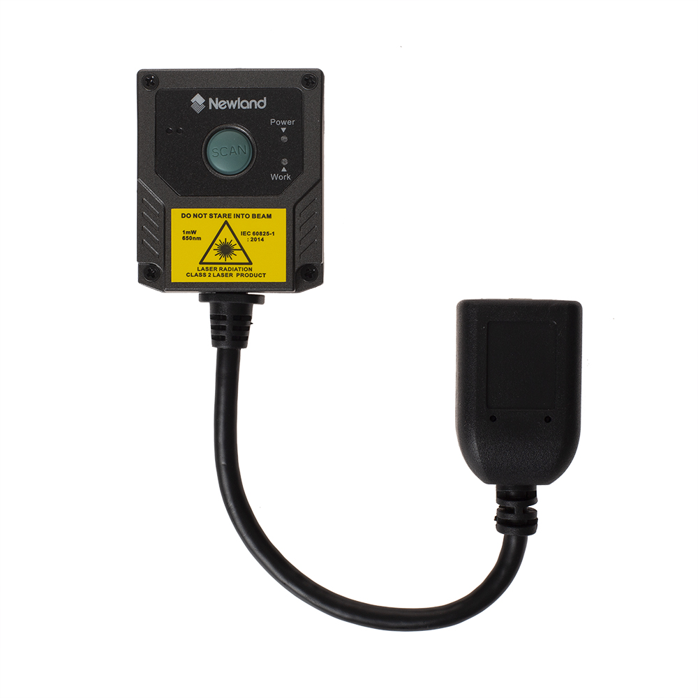 Сканер штрих-код 2DNewland USB FM430L-U (переходник/USB кабель 2 метра)